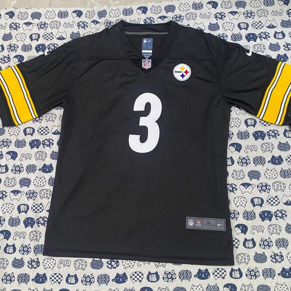 Nike Russell Wilson No. 3 Black Jersey - Picture 1 of 6